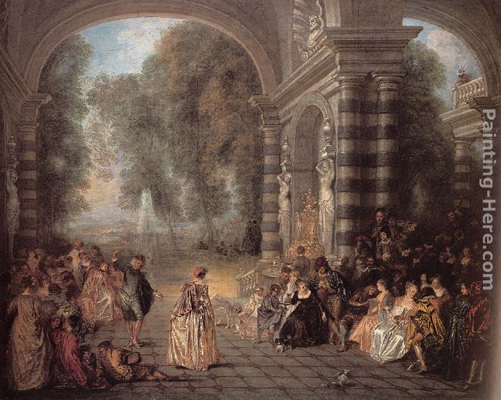 Jean-Antoine Watteau Les Plaisirs du bal